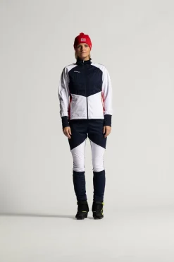 Jakker & Vester>Craft Sportswear NOR Adv Nordic Ski Club Jacket W White / Blaze