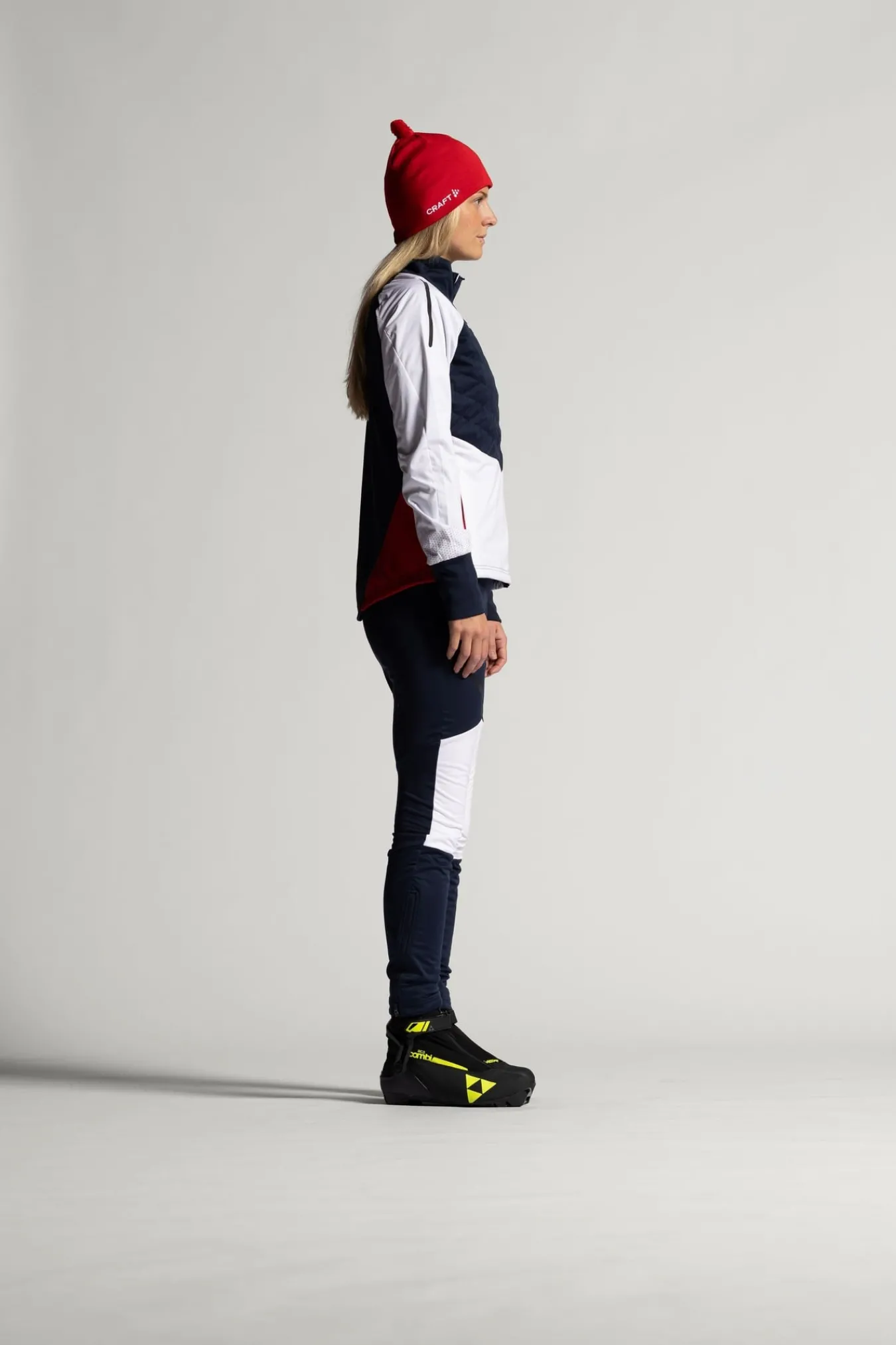 Jakker & Vester>Craft Sportswear NOR Adv Nordic Ski Club Jacket W White / Blaze
