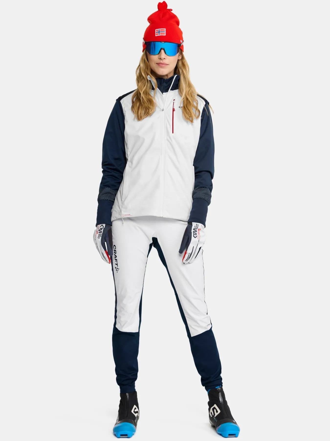 Jakker & Vester|Langrenn>Craft Sportswear NOR Adv Nordic Training Vest W White-Blaze