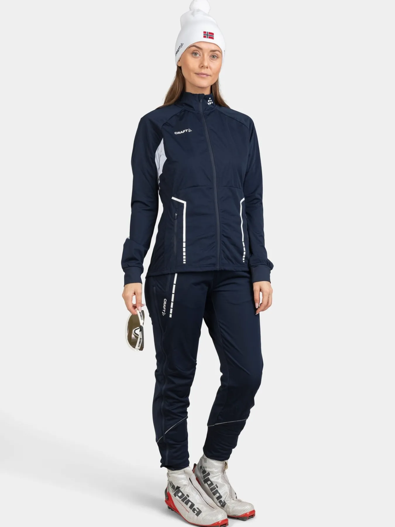 Jakker & Vester>Craft Sportswear NOR Jacket W Blaze / White
