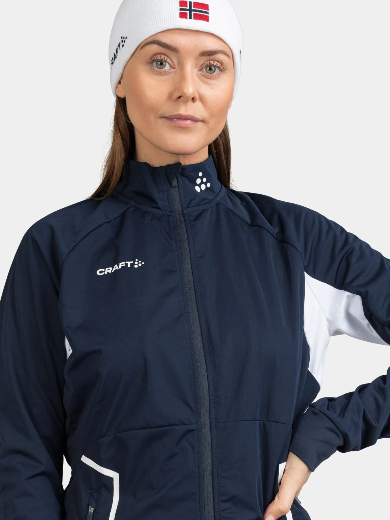 Jakker & Vester>Craft Sportswear NOR Jacket W Blaze / White