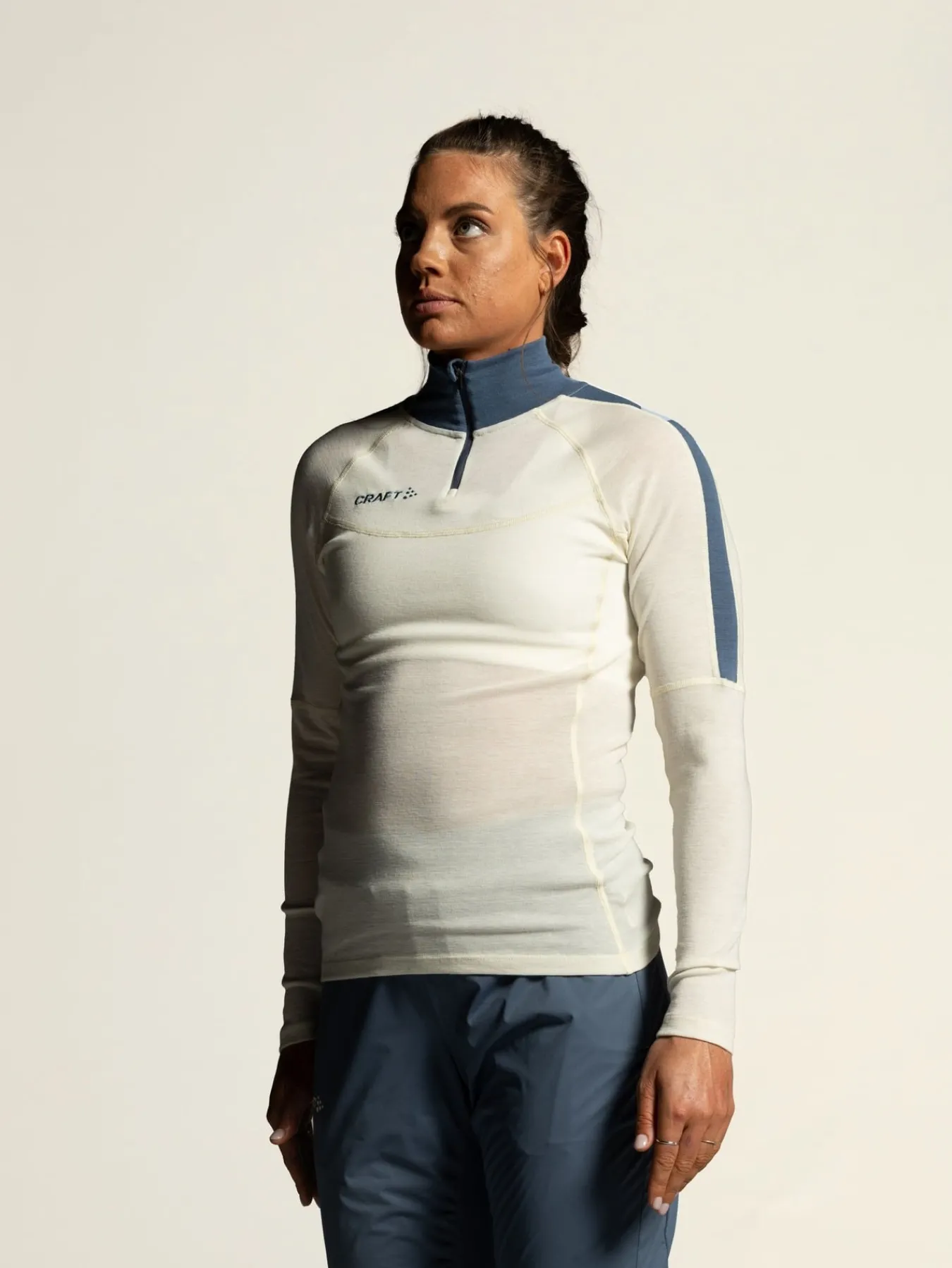 Ull- & Superundertøy>Craft Sportswear OL Norway Wool Merino HZ W Tofu