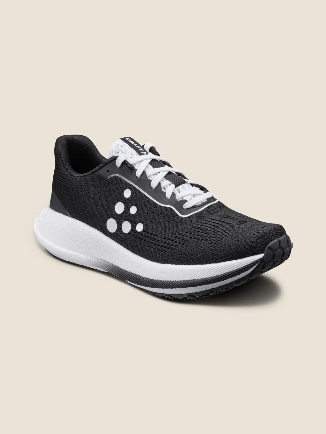 Løpesko Asfalt|Løping>Craft Sportswear Pacer 2 M Black/White