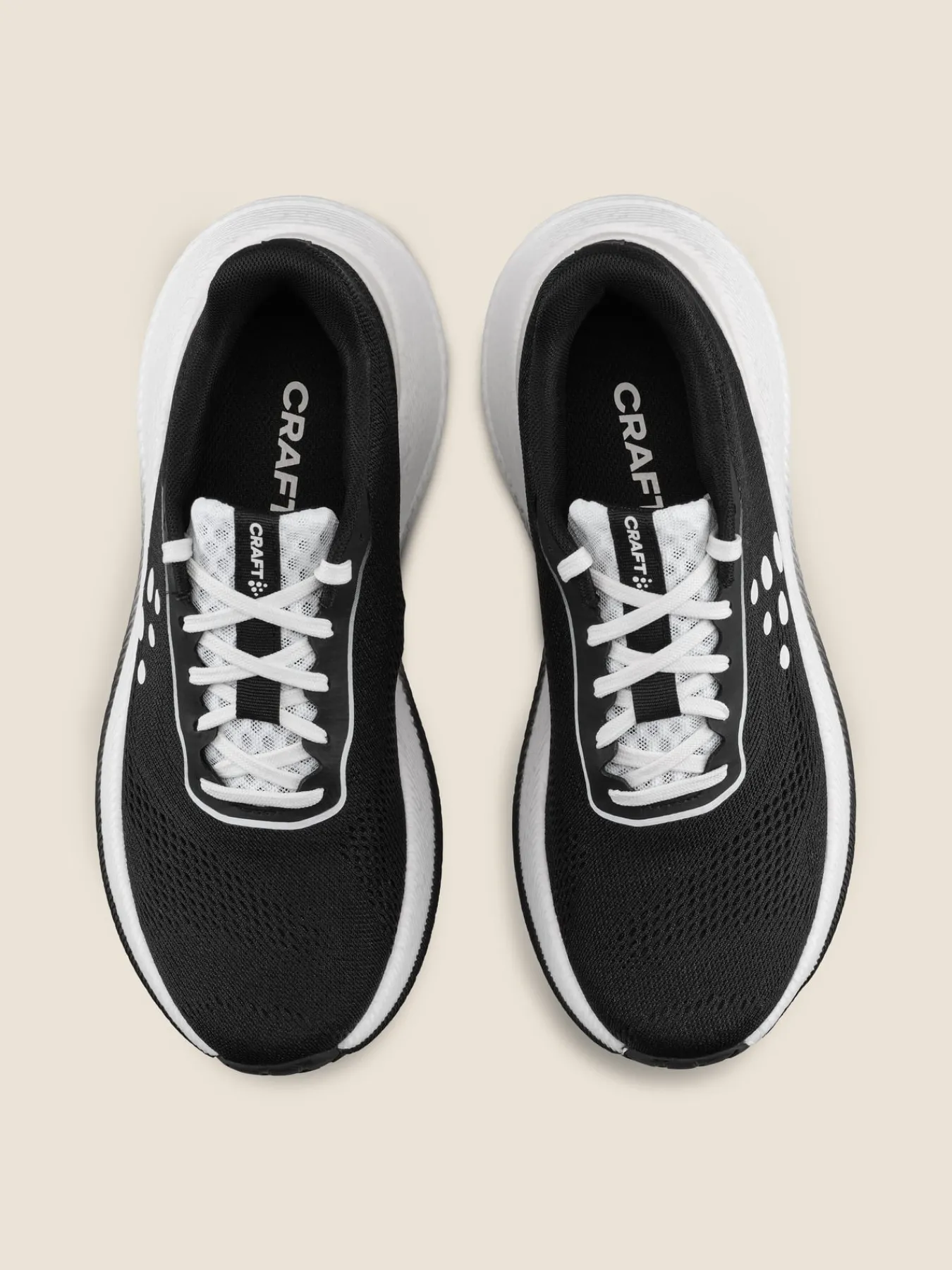 Løpesko Asfalt|Løping>Craft Sportswear Pacer 2 M Black/White