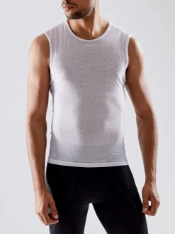 T-Skjorter & Singleter|Ull- & Superundertøy>Craft Sportswear PRO Cool Mesh Superlight Sl M White