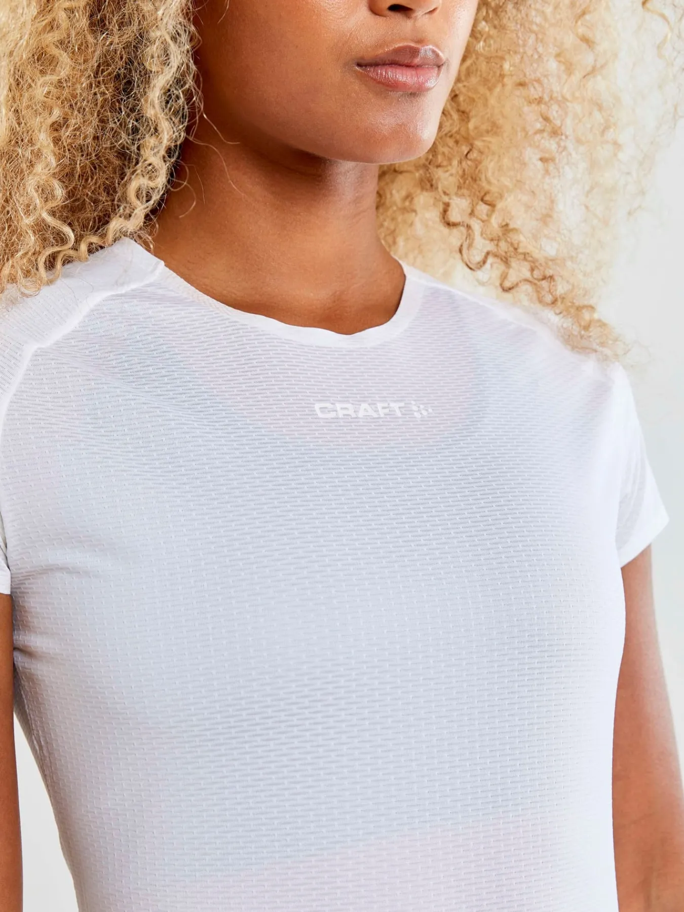 T-Skjorter & Singleter|Ull- & Superundertøy>Craft Sportswear PRO Dry Nanoweight Ss W White
