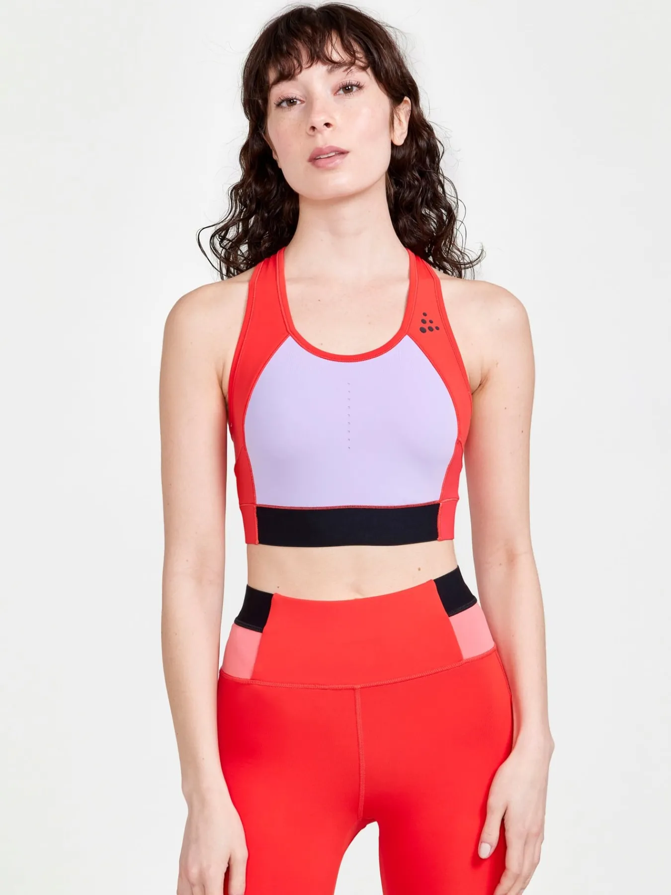 T-Skjorter & Singleter|Trening>Craft Sportswear PRO HiT Blocked Sport Top W Reddish-Lavender