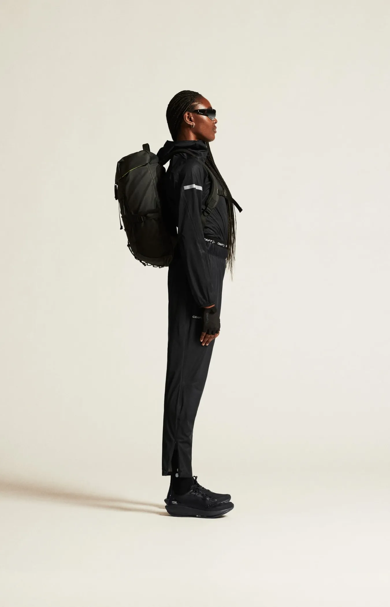 Jakker & Vester|Løping>Craft Sportswear PRO Hydro Lightweight Jacket W Black
