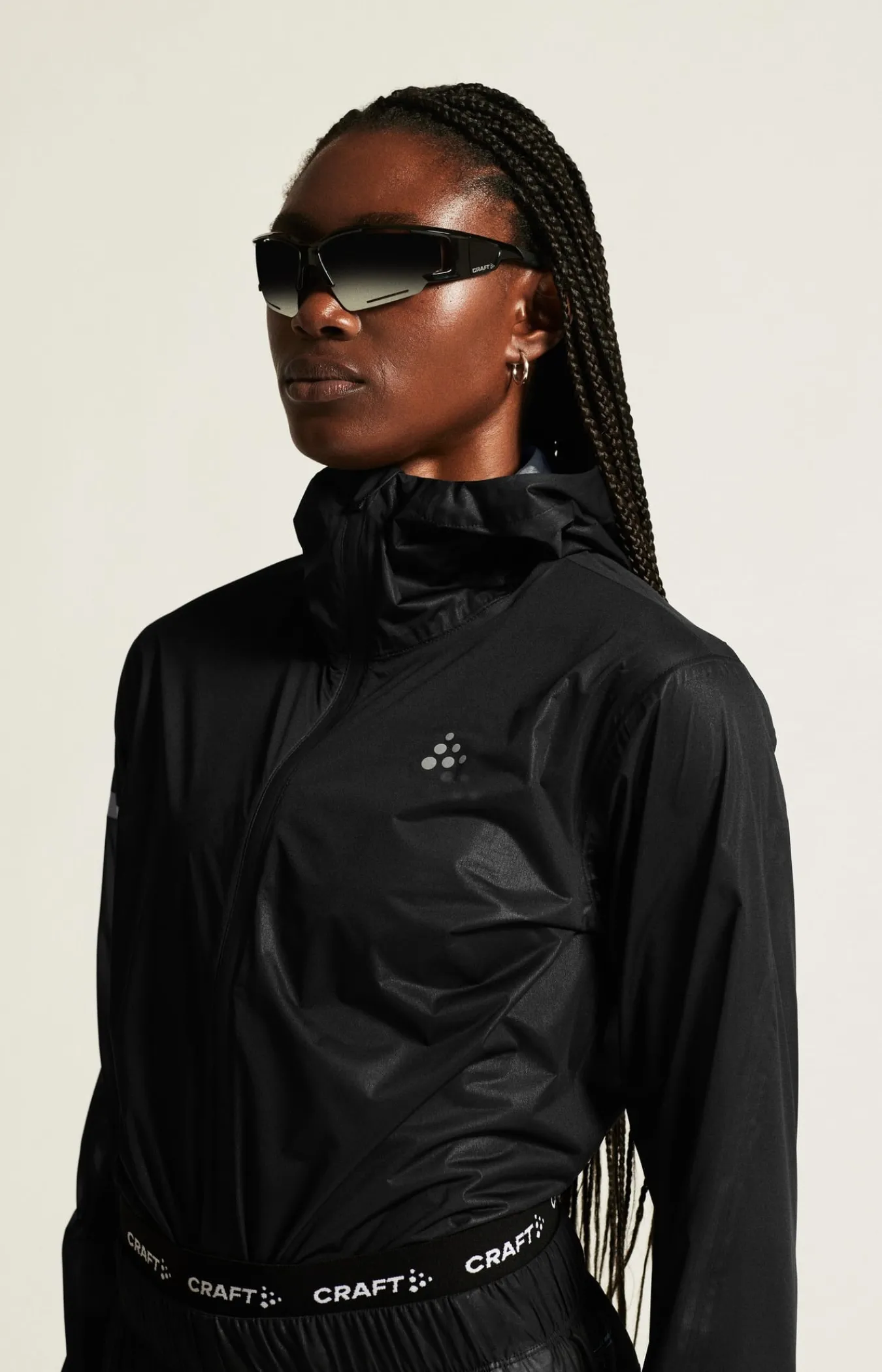 Jakker & Vester|Løping>Craft Sportswear PRO Hydro Lightweight Jacket W Black