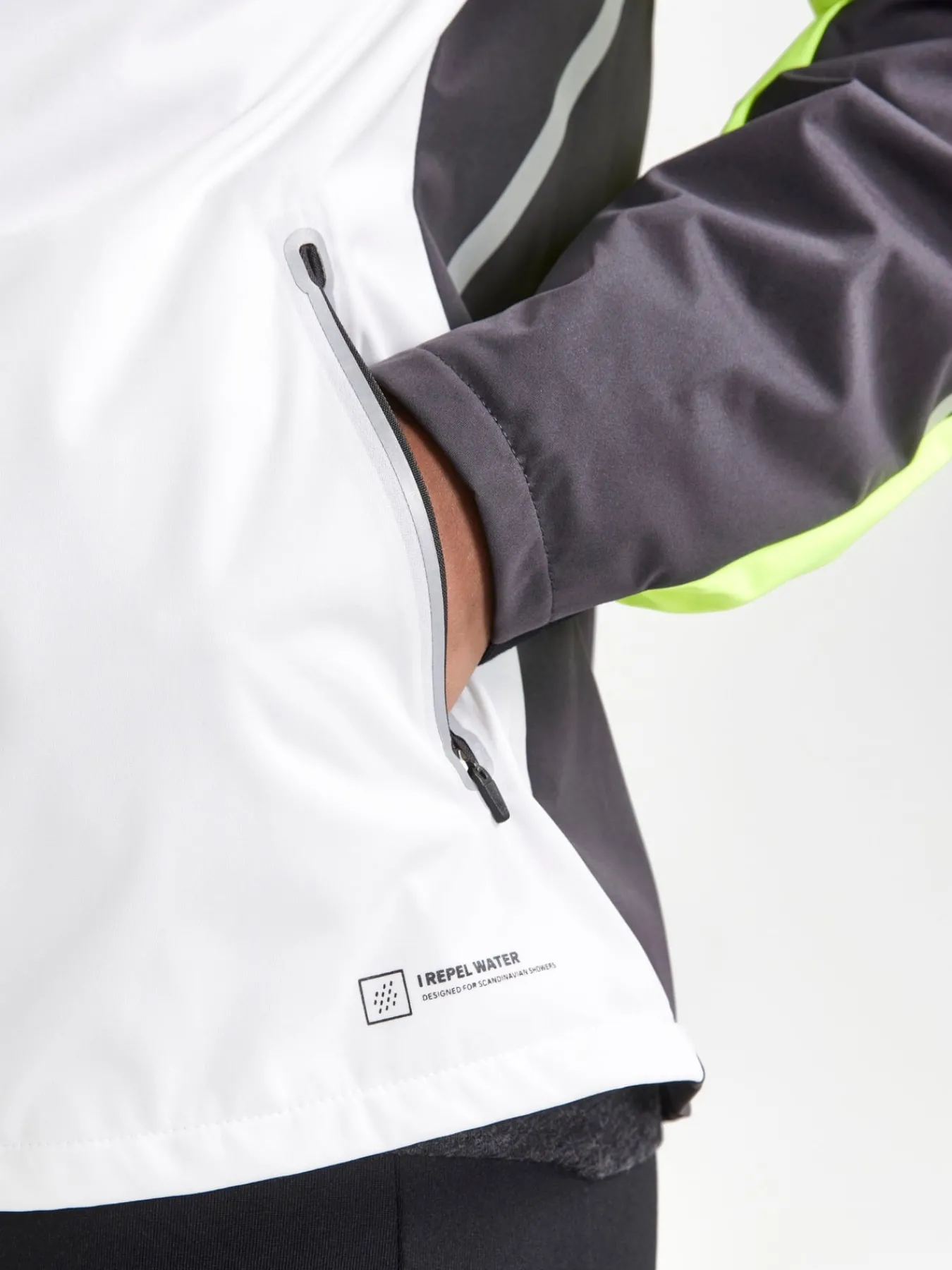 Jakker & Vester|Løping>Craft Sportswear PRO Hydro Lumen Jacket 2 W Ash White-Slate