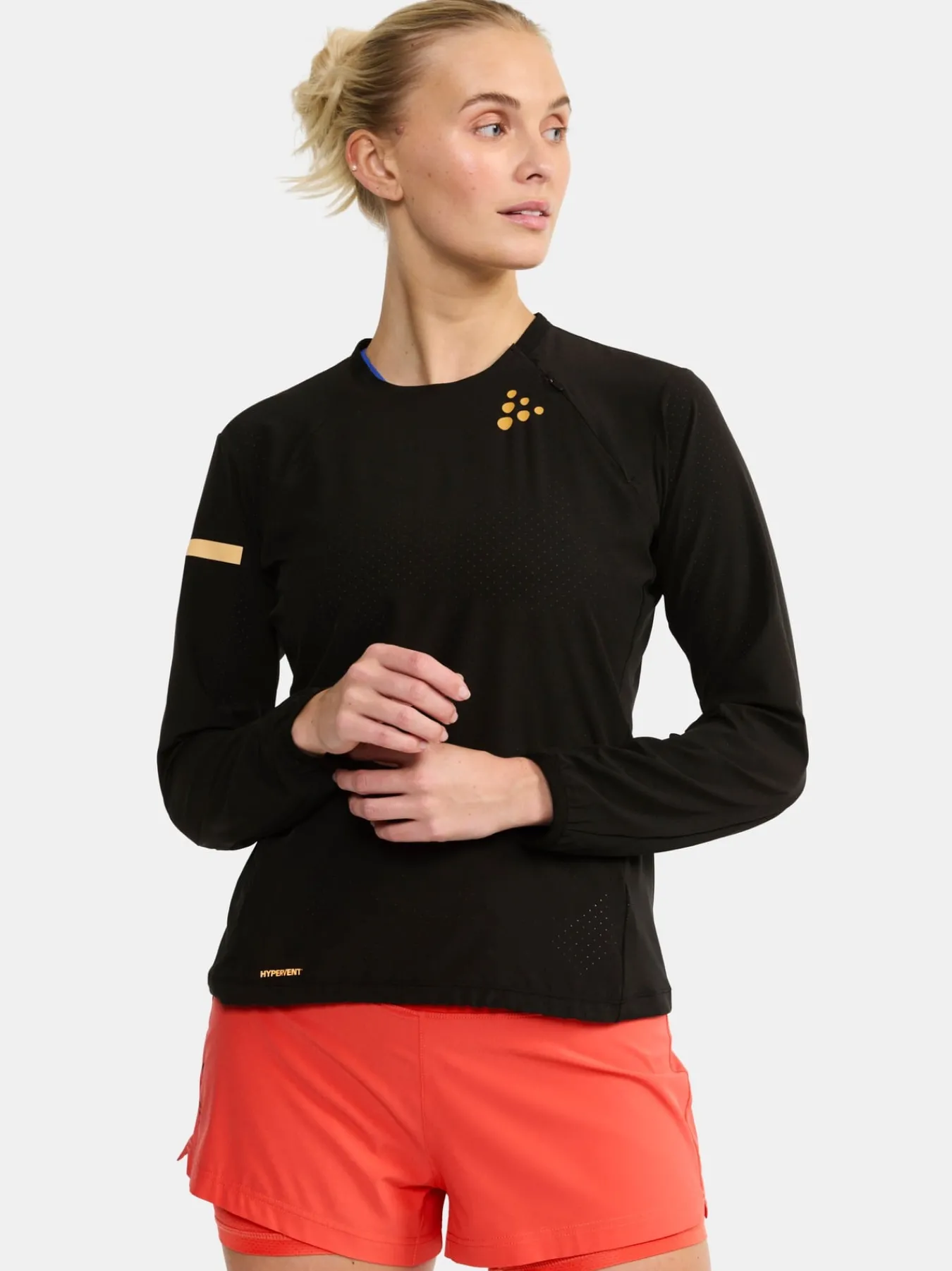 Gensere|Løping>Craft Sportswear PRO Hypervent Ls Wind Top 2 W Black