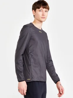 T-Skjorter & Singleter|Løping>Craft Sportswear PRO Hypervent LS Wind Top M Granite-Calm