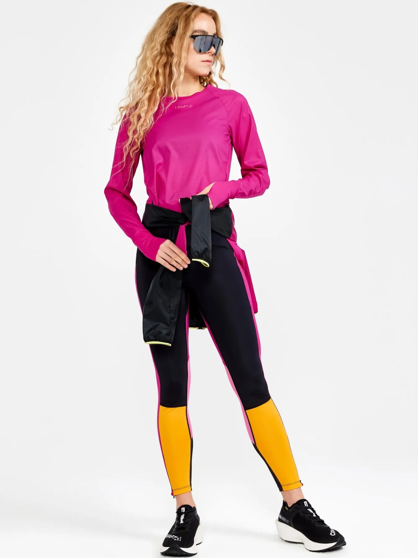 Gensere|Løping>Craft Sportswear PRO Hypervent LS Wind Top W Roxo