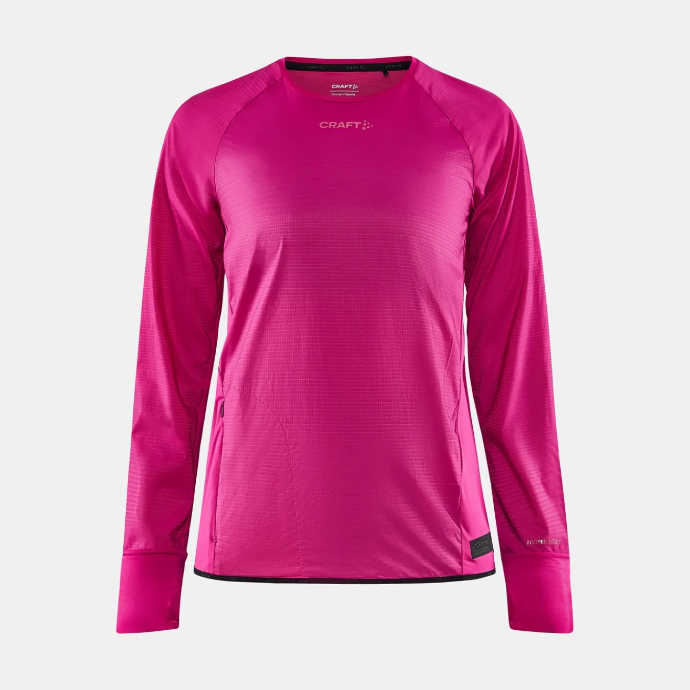 Gensere|Løping>Craft Sportswear PRO Hypervent LS Wind Top W Roxo