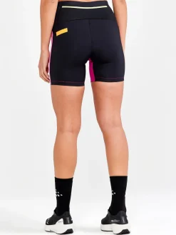 Tights|Løping>Craft Sportswear PRO Hypervent Short Tights W Black-Roxo