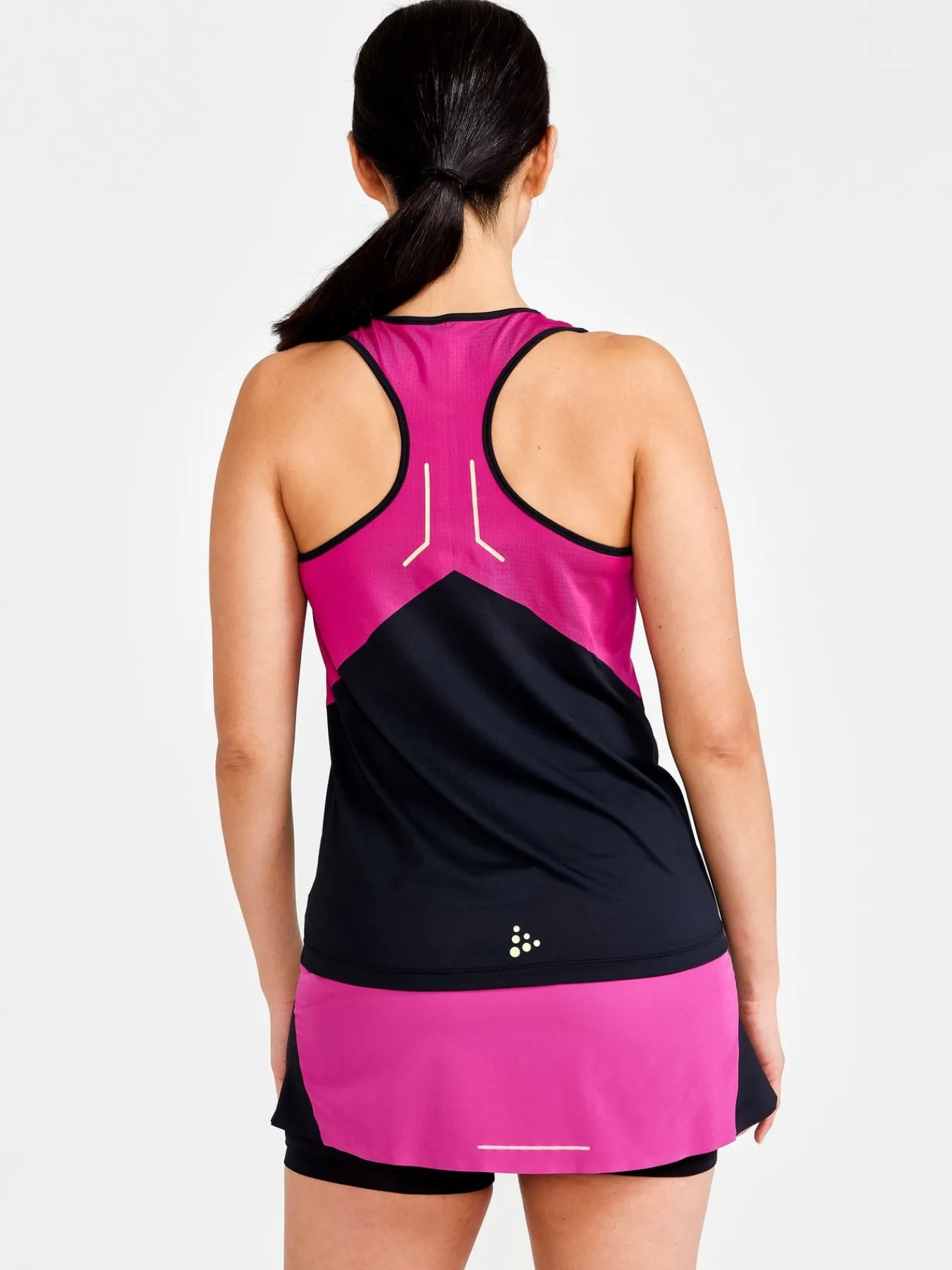 T-Skjorter & Singleter|Løping>Craft Sportswear PRO Hypervent Singlet W Black-Roxo