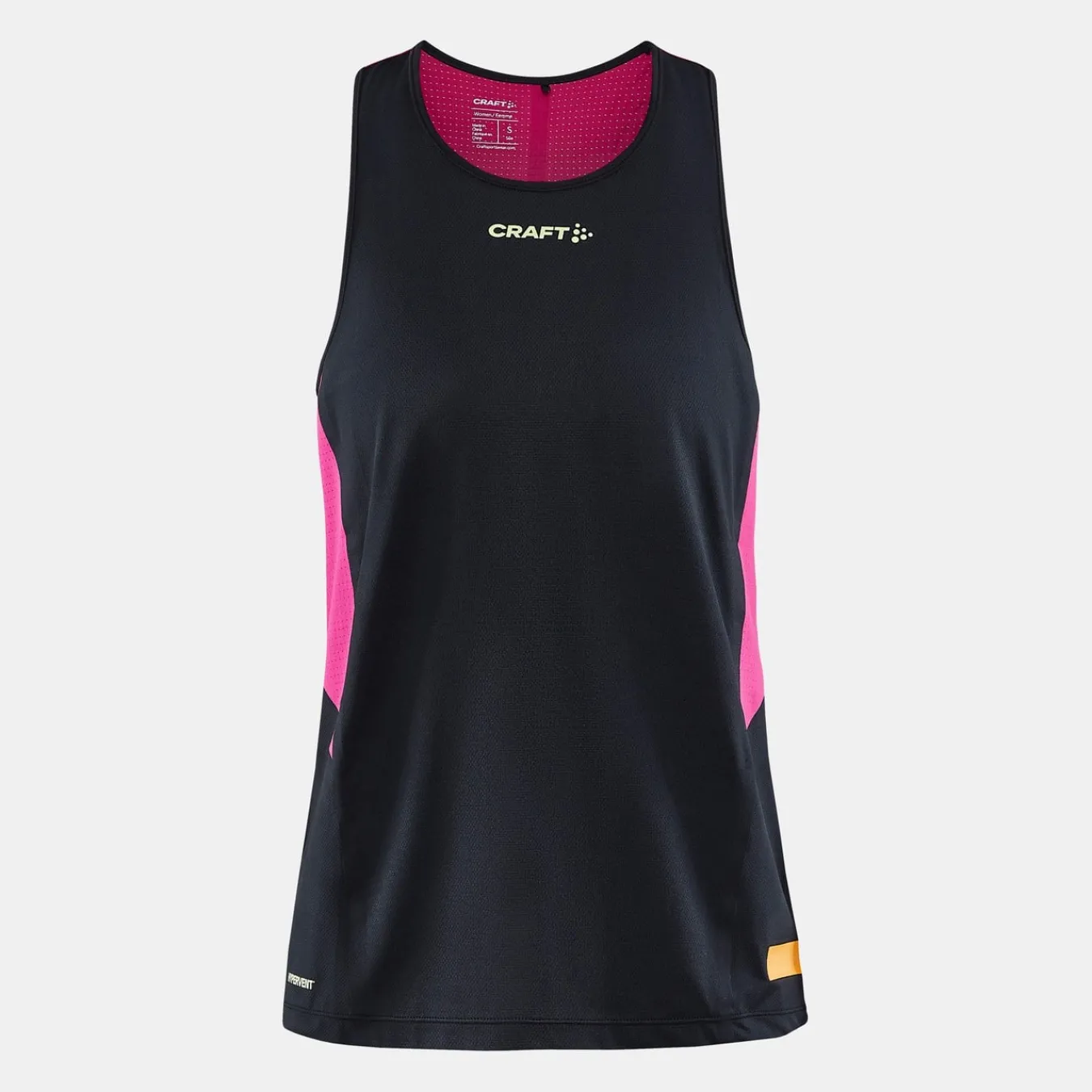 T-Skjorter & Singleter|Løping>Craft Sportswear PRO Hypervent Singlet W Black-Roxo