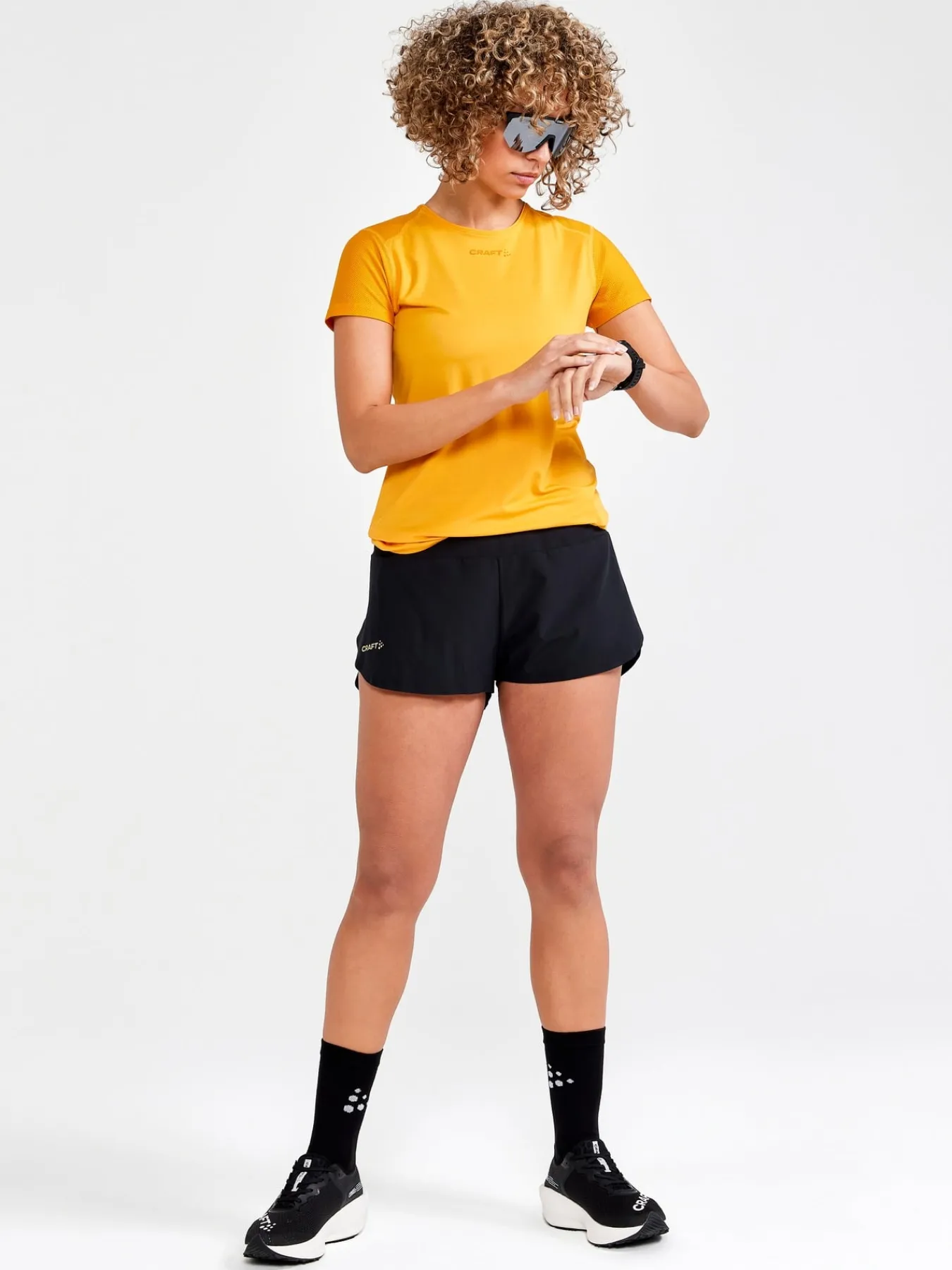 Shorts & Skjørt|Løping>Craft Sportswear PRO Hypervent Split Shorts W Black-Roxo