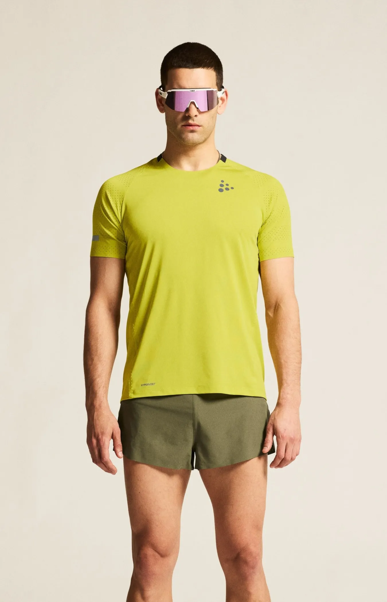 T-Skjorter & Singleter|Løping>Craft Sportswear PRO Hypervent Tee 2 M Pear