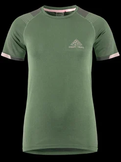 T-Skjorter & Singleter|Løping>Craft Sportswear PRO Trail Fuseknit SS Tee W Thyme