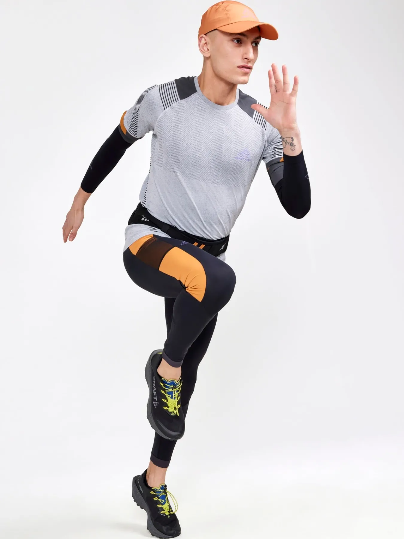 T-Skjorter & Singleter|Løping>Craft Sportswear PRO Trail Fuseknit SS Tee M Flex-Desert