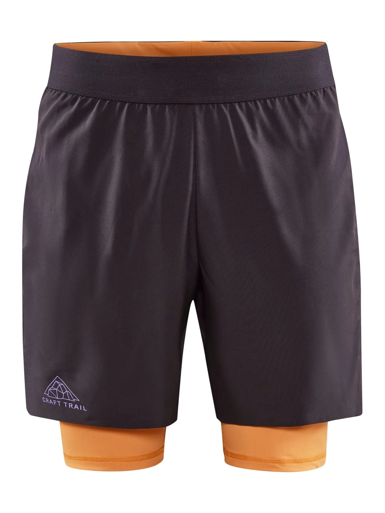Shorts|Løping>Craft Sportswear PRO Trail 2-in-1 Shorts M Slate-Desert