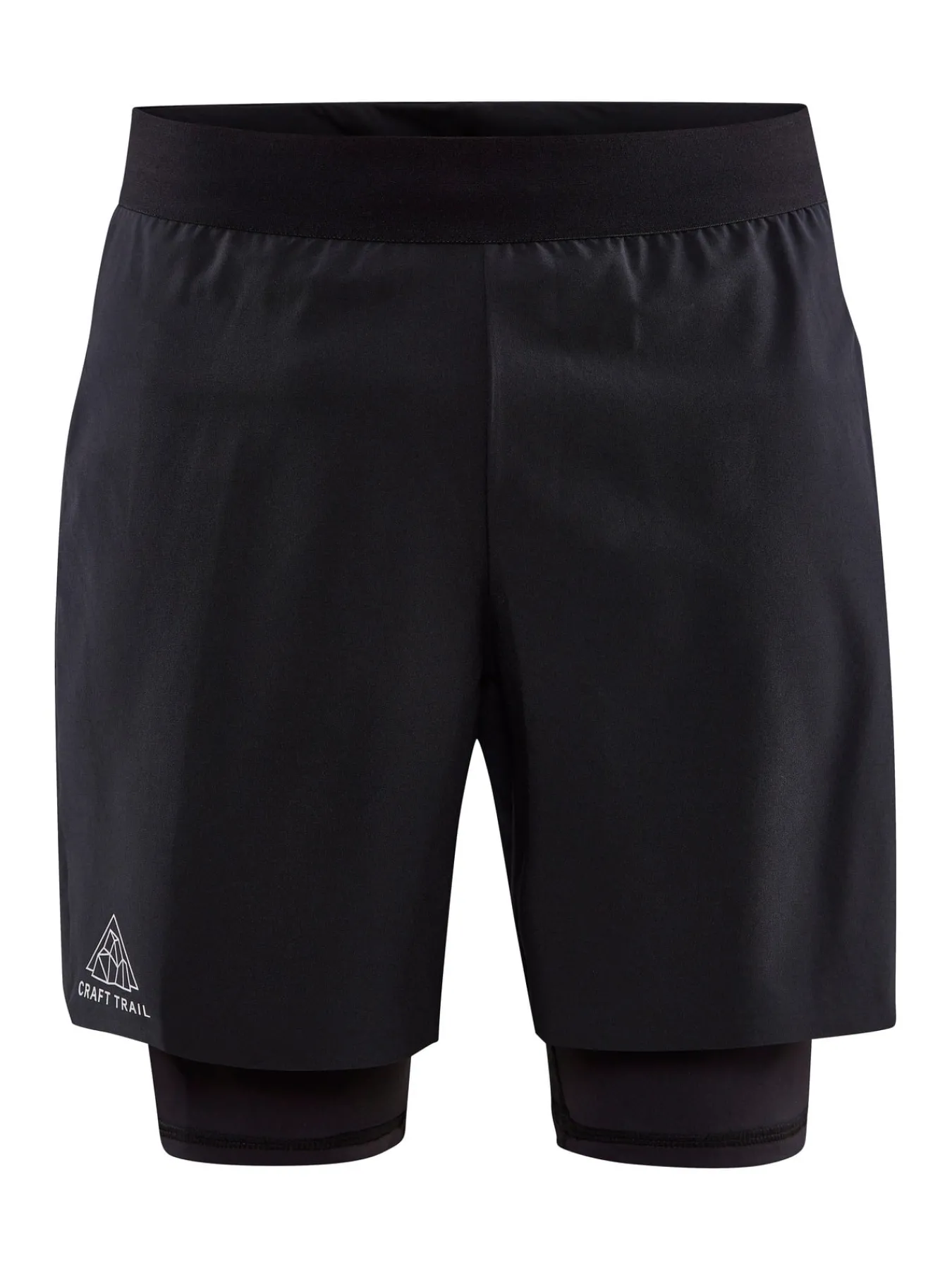 Shorts|Løping>Craft Sportswear PRO Trail 2-in-1 Shorts M Black