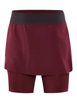 Shorts & Skjørt|Løping>Craft Sportswear PRO Trail 2-in-1 Skirt W Punsch