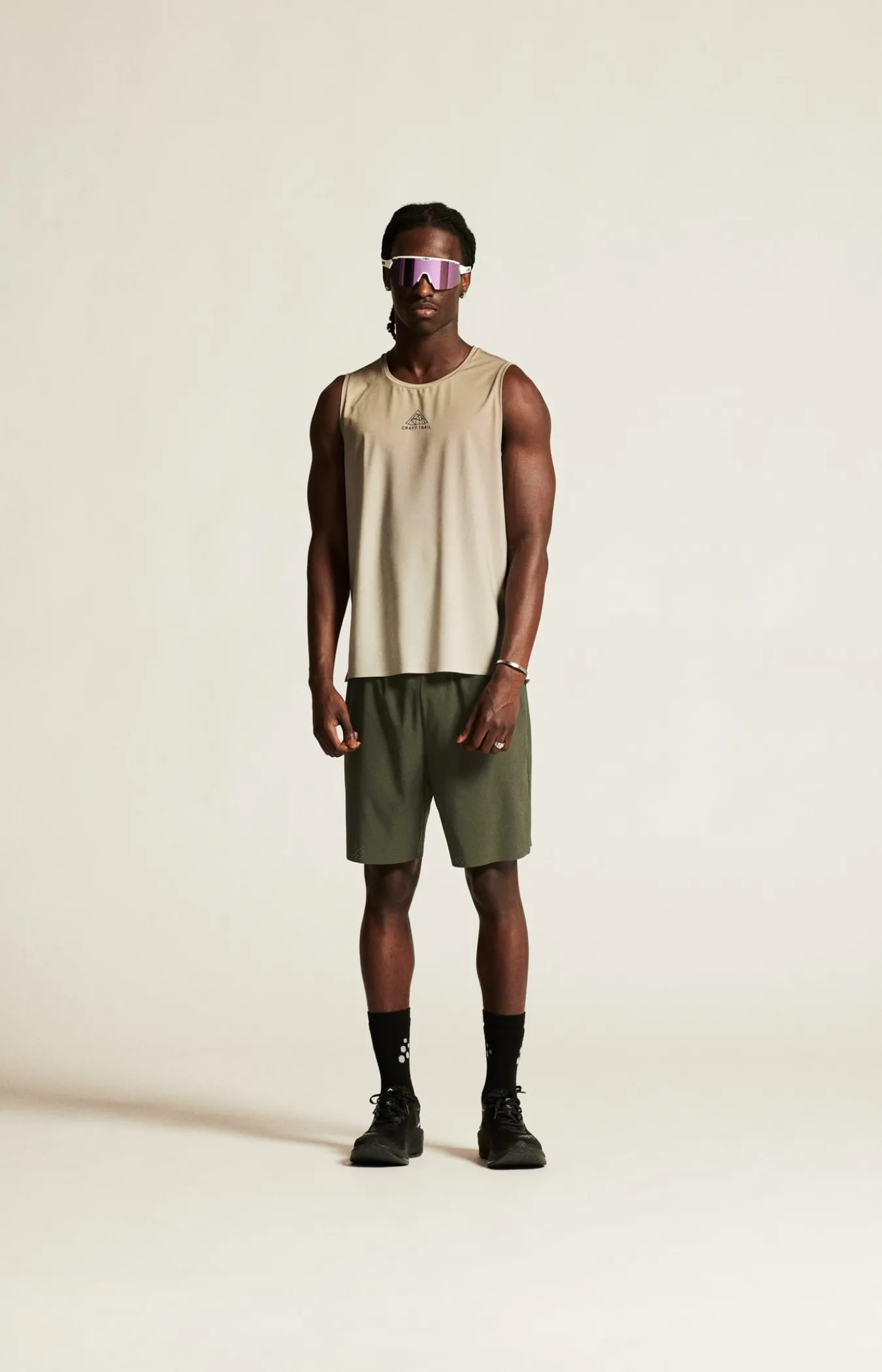 T-Skjorter & Singleter|Løping>Craft Sportswear PRO Trail Singlet 2 M Hay