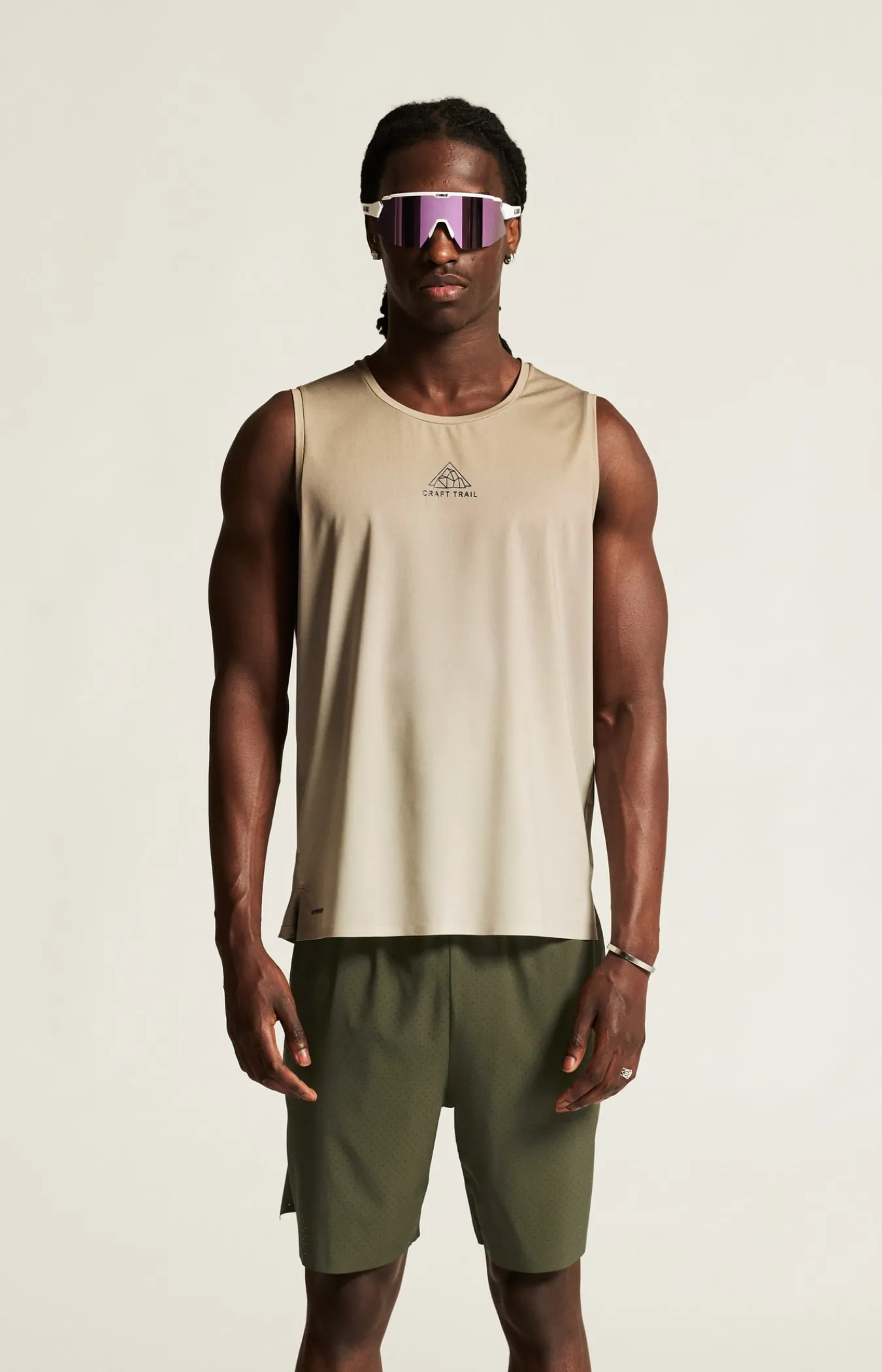 T-Skjorter & Singleter|Løping>Craft Sportswear PRO Trail Singlet 2 M Hay