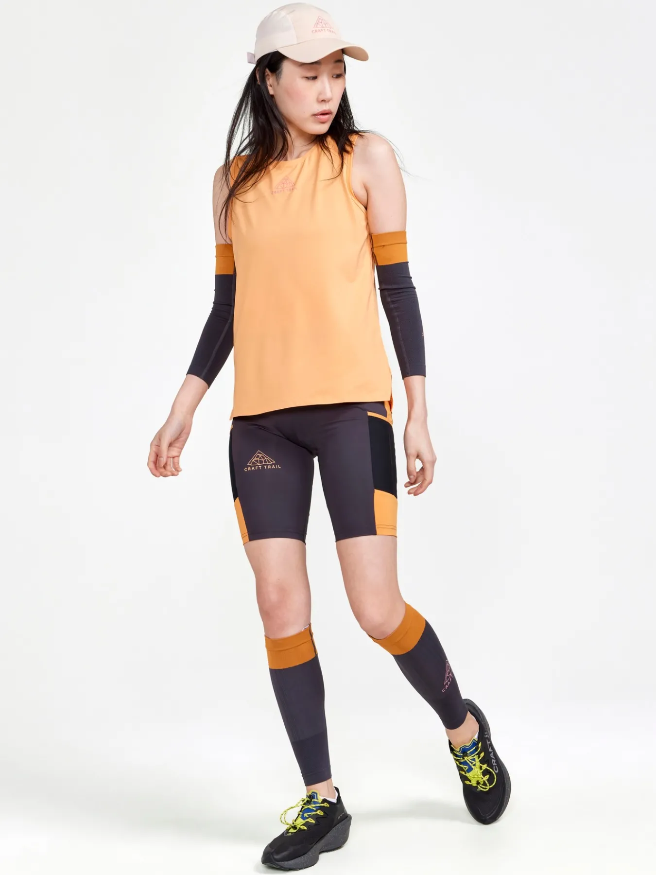 T-Skjorter & Singleter|Løping>Craft Sportswear PRO Trail Singlet W Peach