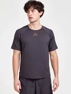 T-Skjorter & Singleter|Løping>Craft Sportswear PRO Trail SS Tee M Slate