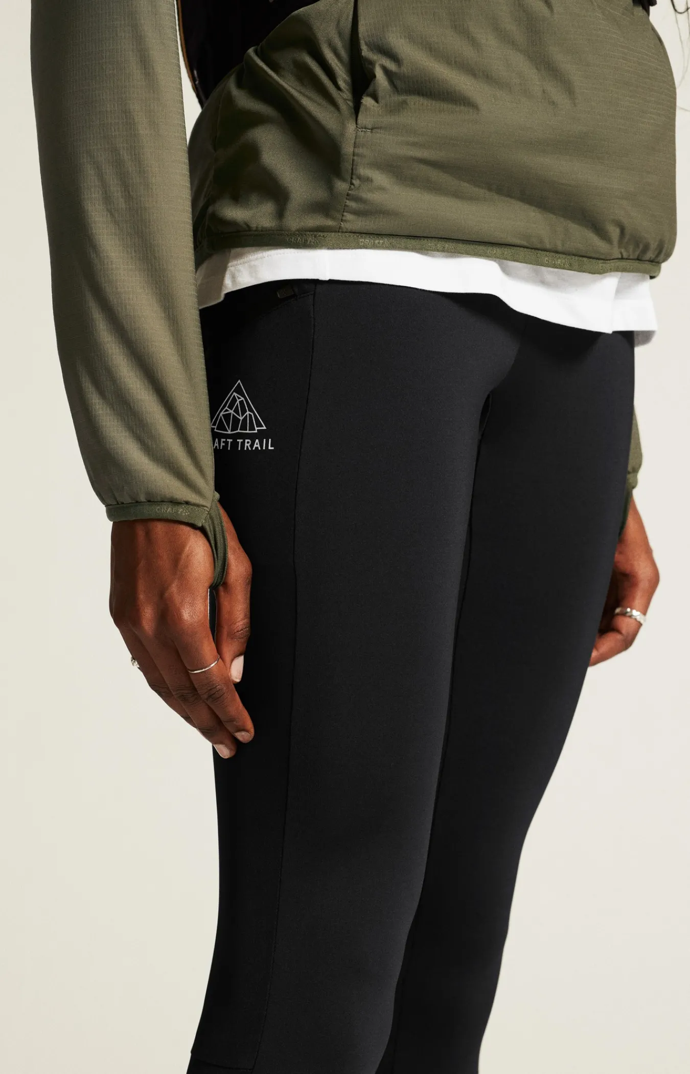 Tights|Løping>Craft Sportswear PRO Trail Tights 2 W Black