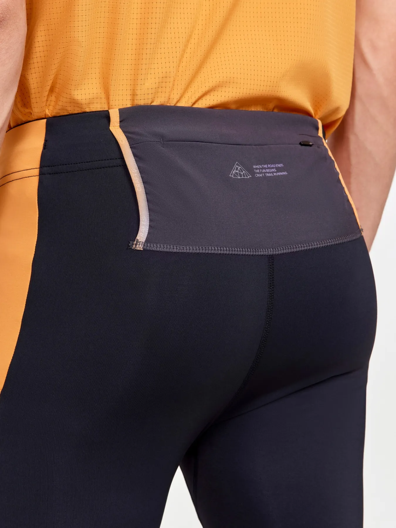 Tights|Løping>Craft Sportswear PRO Trail Tights M Slate-Desert