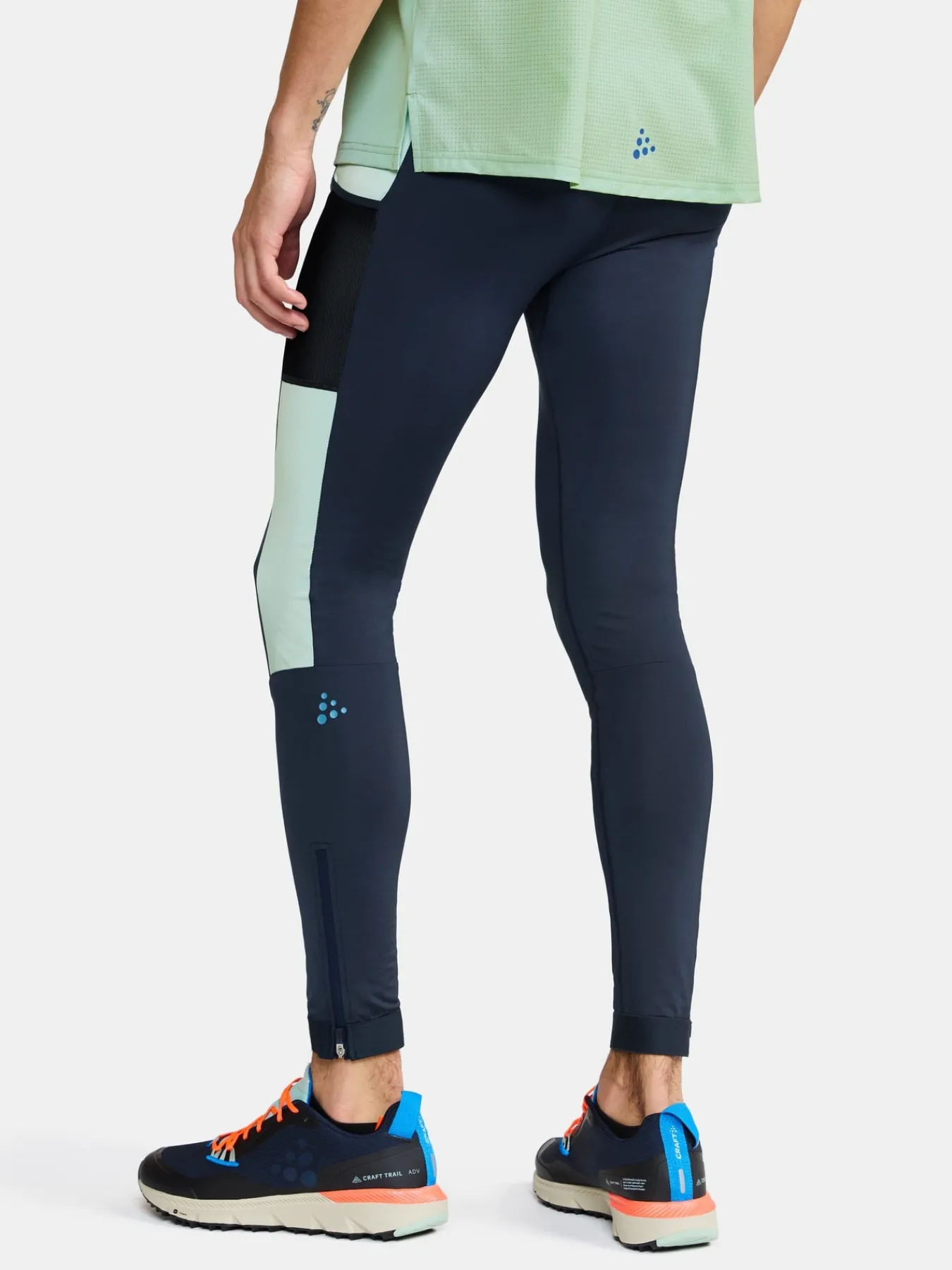 Tights|Løping>Craft Sportswear PRO Trail Tights M Blaze-Plexi