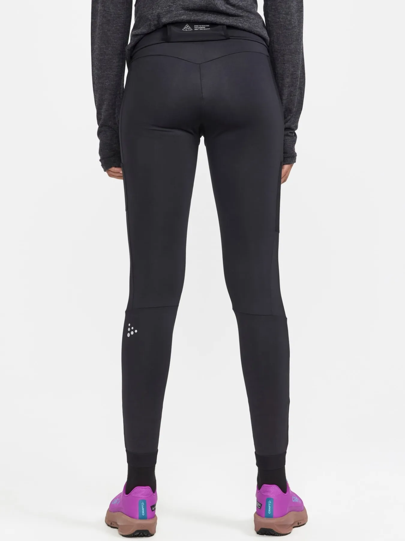 Tights|Løping>Craft Sportswear PRO Trail Tights W Black