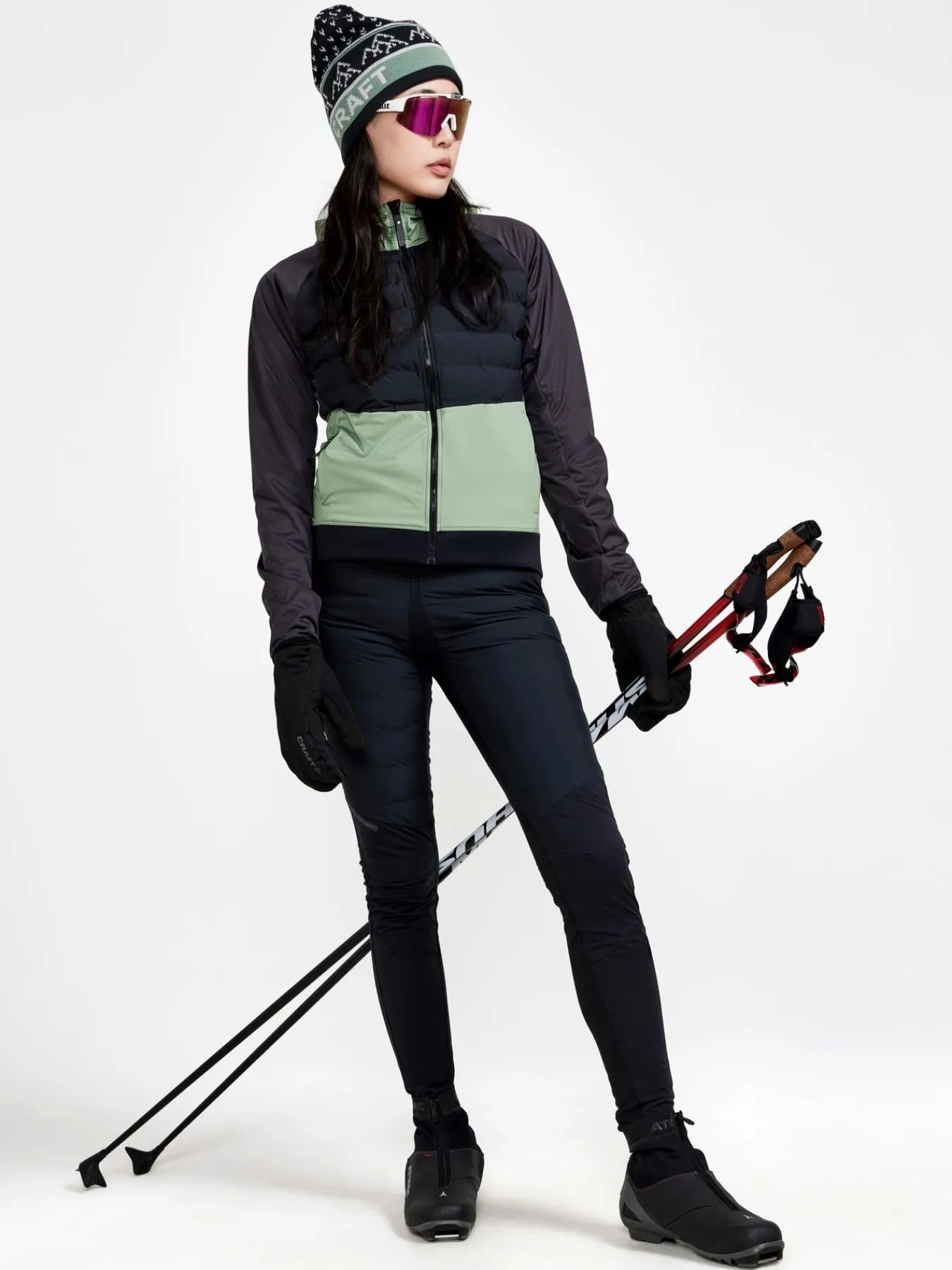 Jakker & Vester|Langrenn>Craft Sportswear Pursuit Thermal Jacket W Black-Jade