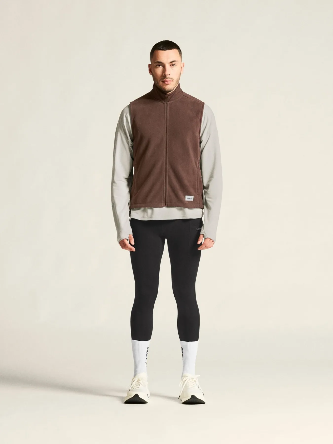 Jakker & Vester|Løping>Craft Sportswear SubZ Fleece Vest M Prune