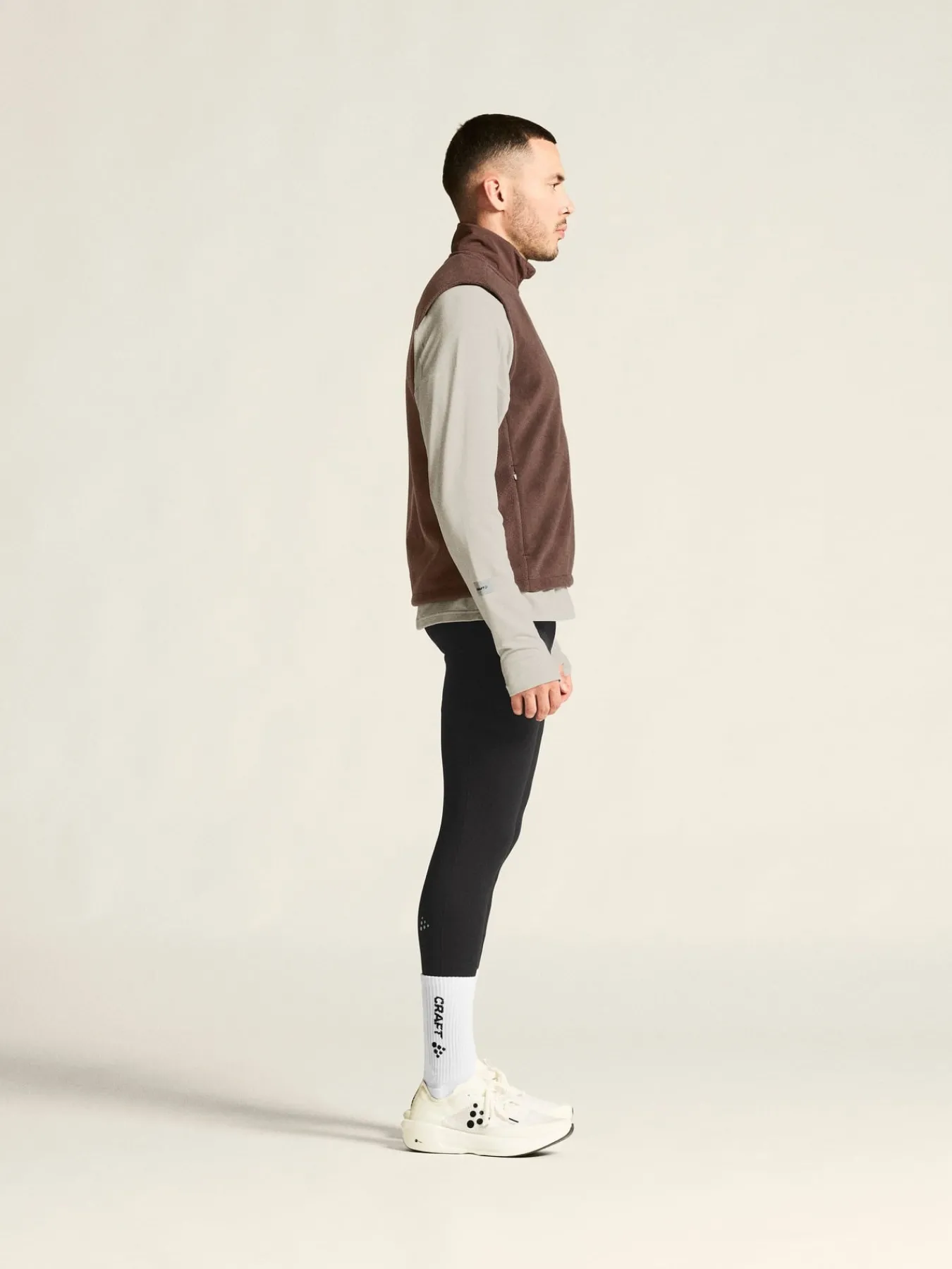Jakker & Vester|Løping>Craft Sportswear SubZ Fleece Vest M Prune