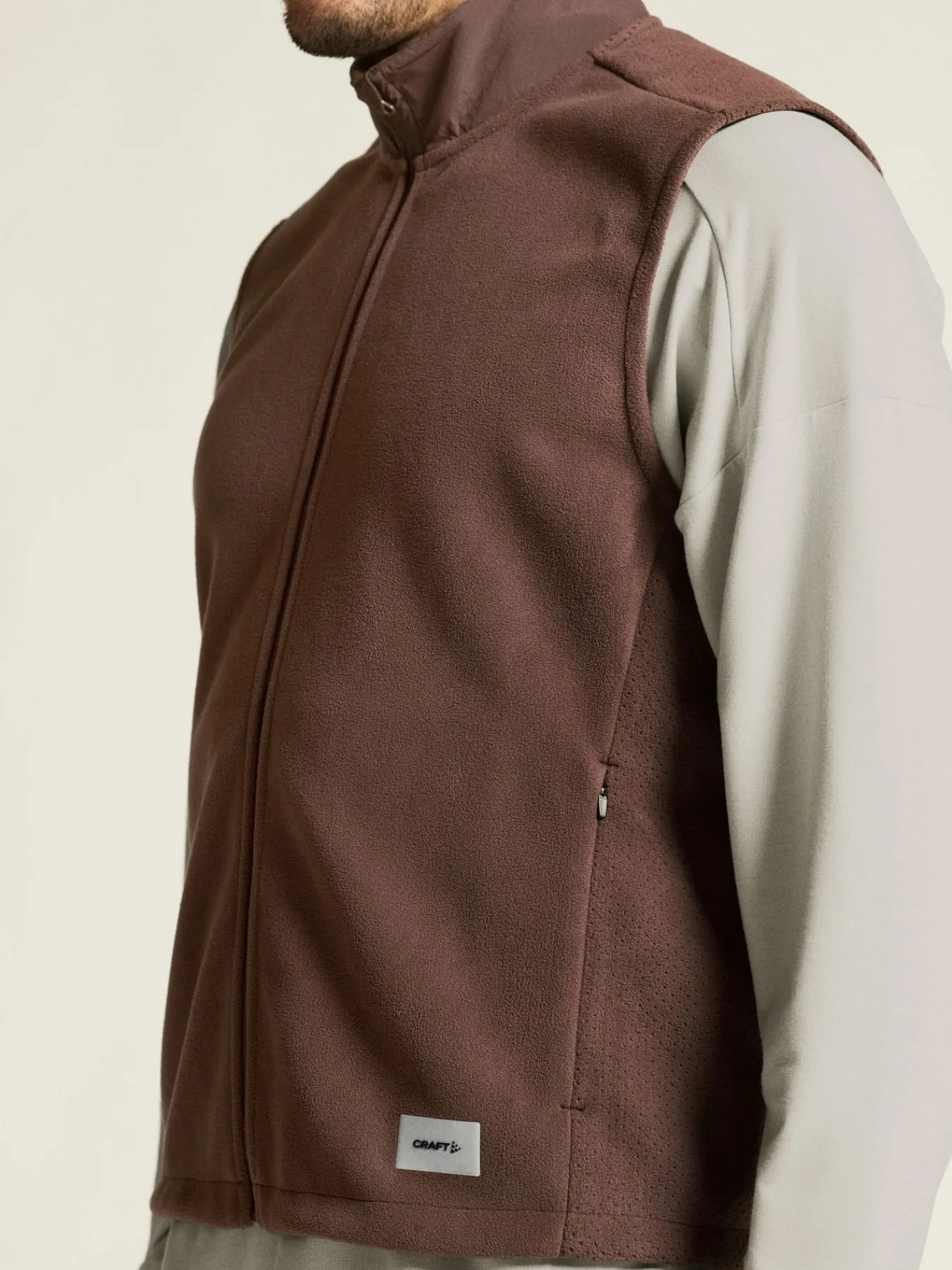 Jakker & Vester|Løping>Craft Sportswear SubZ Fleece Vest M Prune