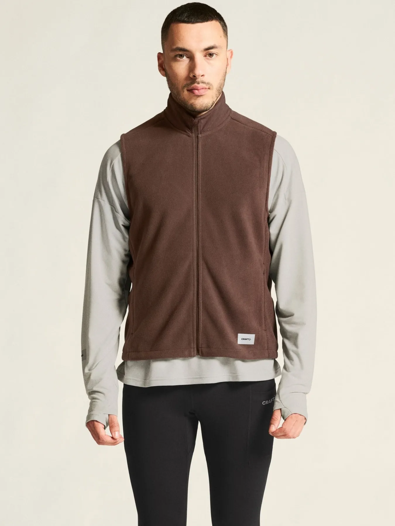 Jakker & Vester|Løping>Craft Sportswear SubZ Fleece Vest M Prune