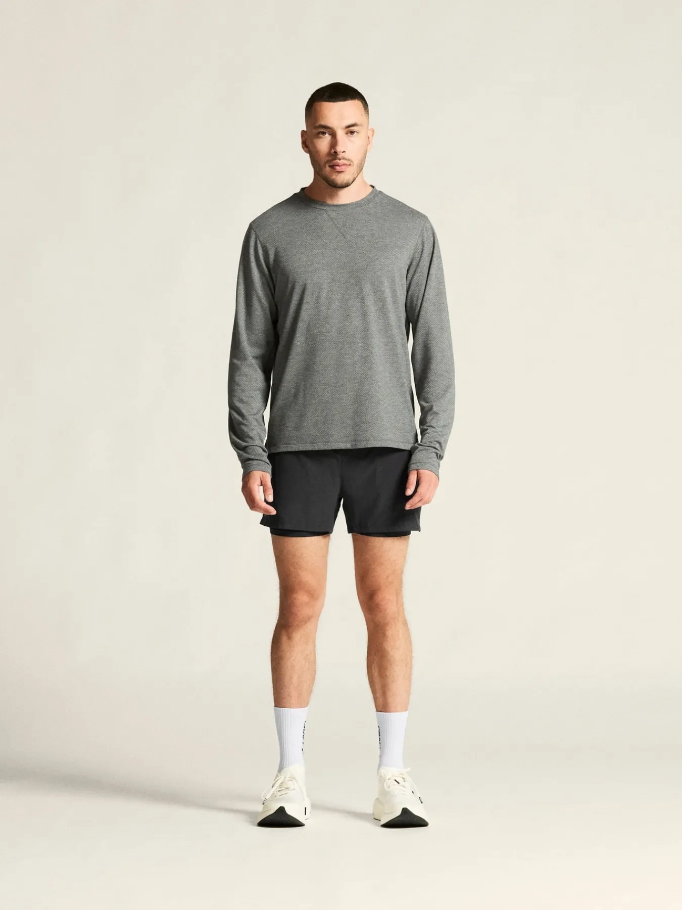 T-Skjorter & Singleter|Løping>Craft Sportswear Thermal Mesh CN M Dk Grey Melange