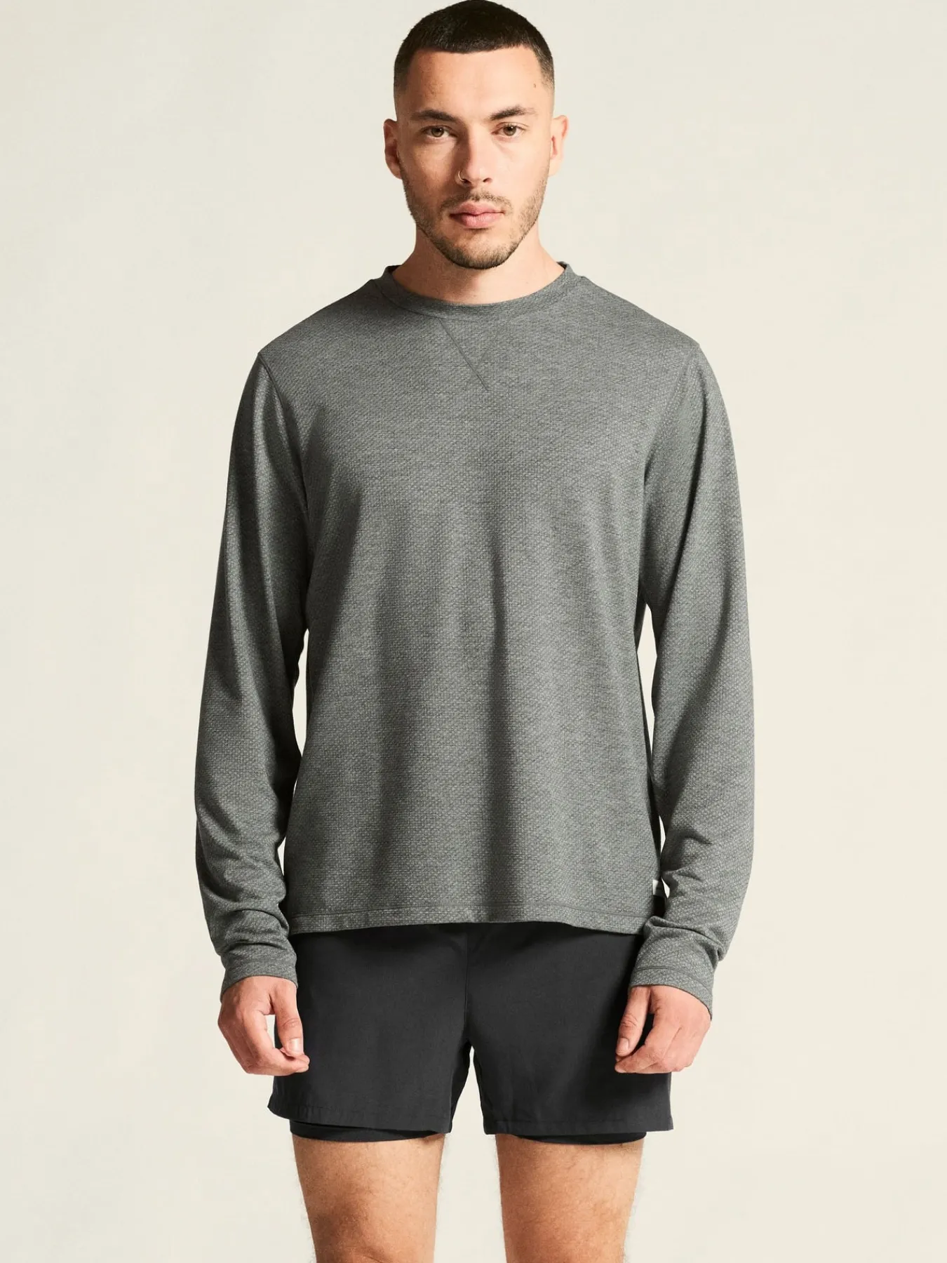 T-Skjorter & Singleter|Løping>Craft Sportswear Thermal Mesh CN M Dk Grey Melange