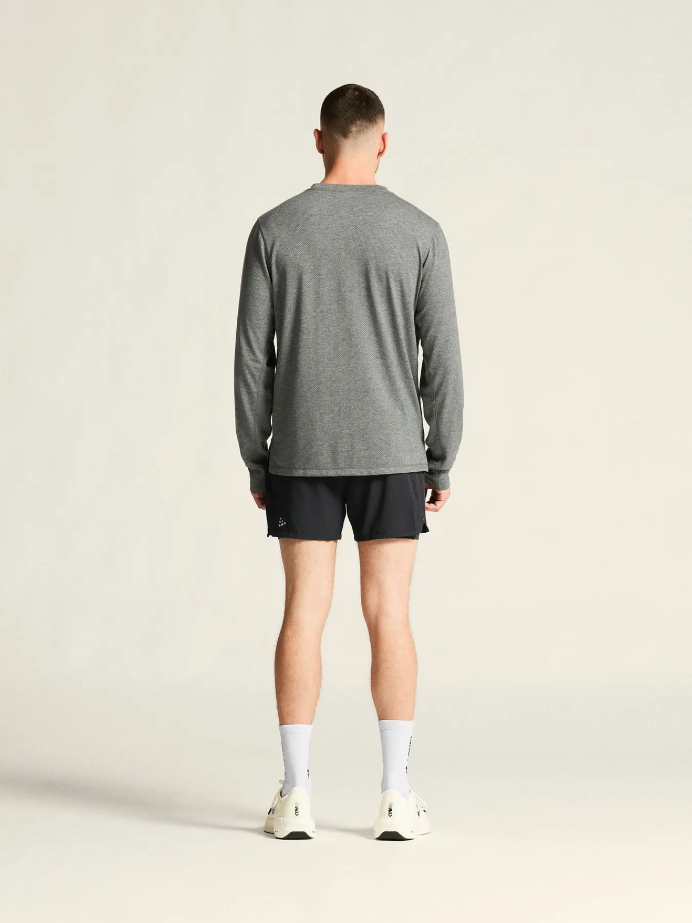 T-Skjorter & Singleter|Løping>Craft Sportswear Thermal Mesh CN M Dk Grey Melange