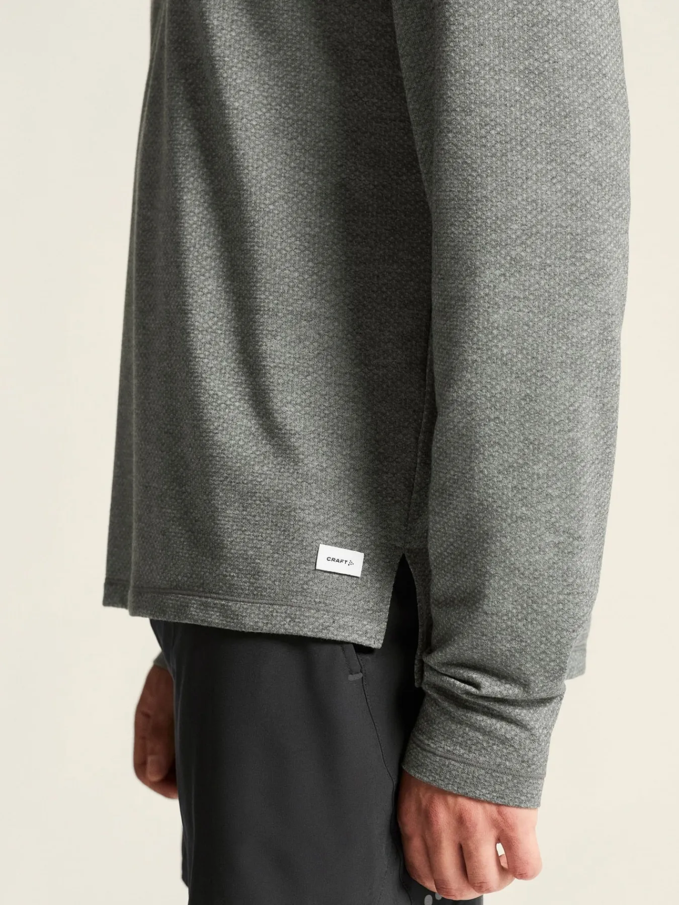 T-Skjorter & Singleter|Løping>Craft Sportswear Thermal Mesh CN M Dk Grey Melange
