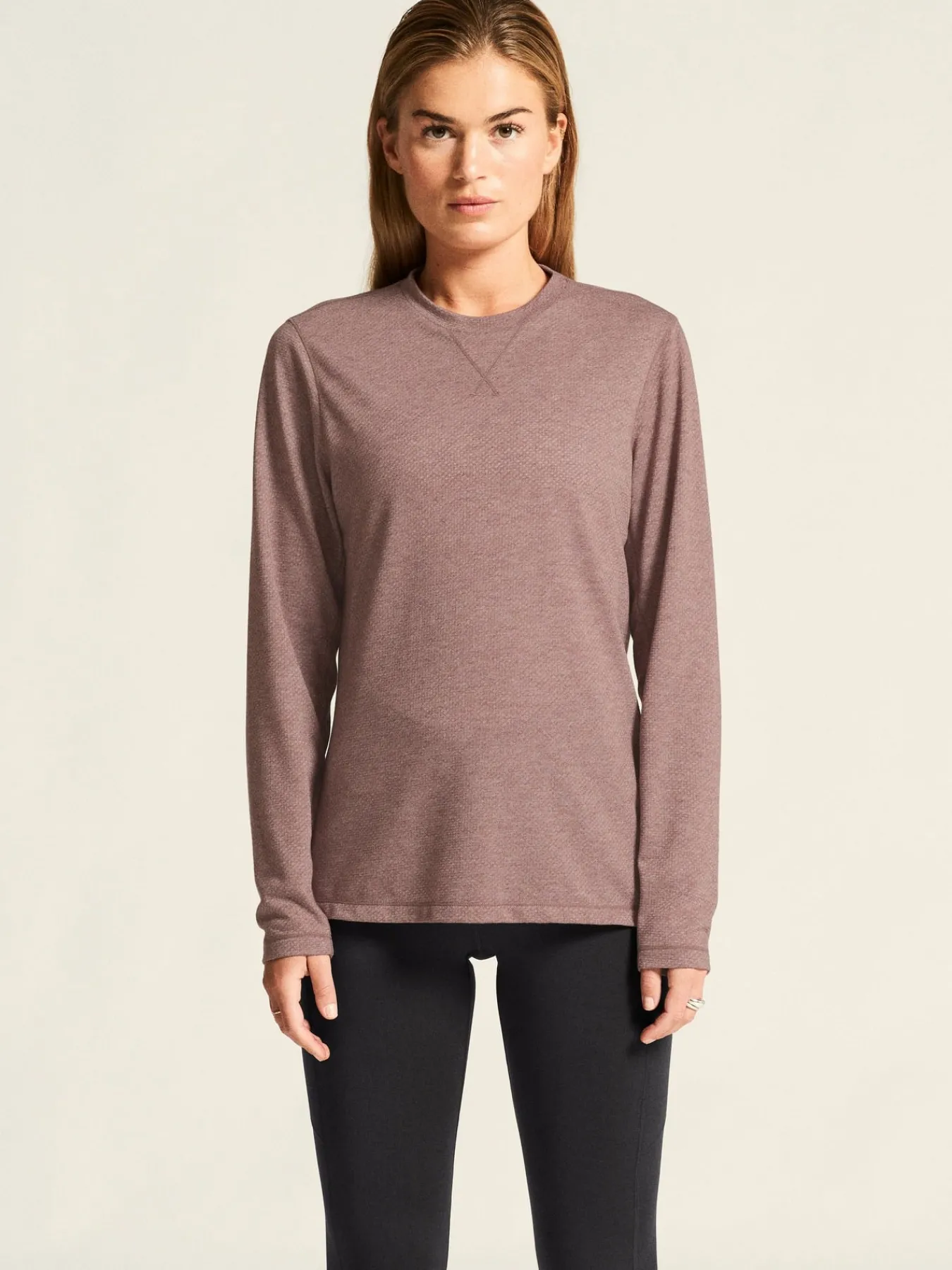 Gensere|Løping>Craft Sportswear Thermal Mesh CN W Rose Brown/Melange