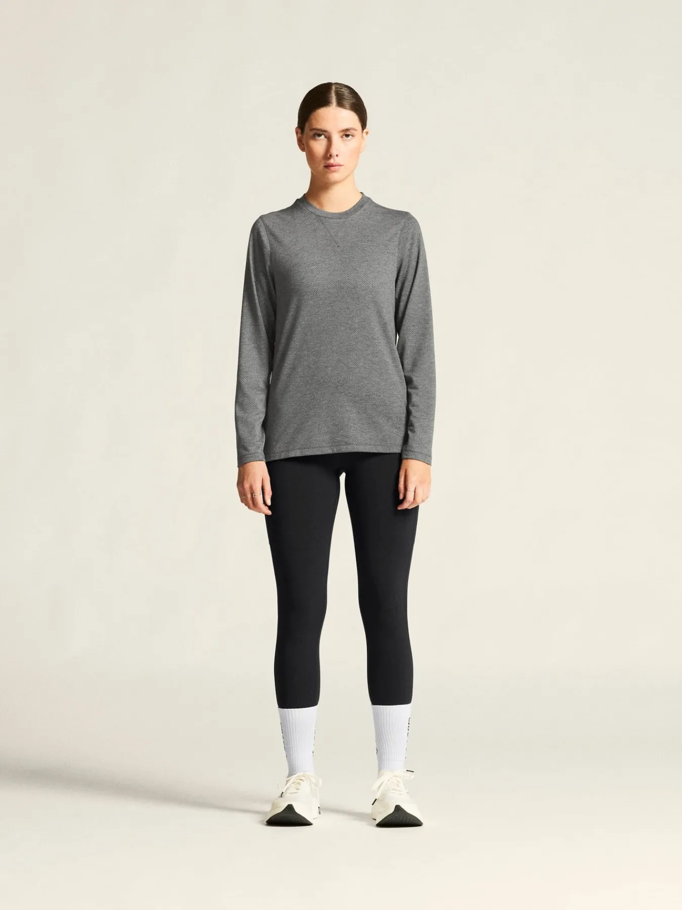 Gensere|Løping>Craft Sportswear Thermal Mesh CN W Dk Grey Melange