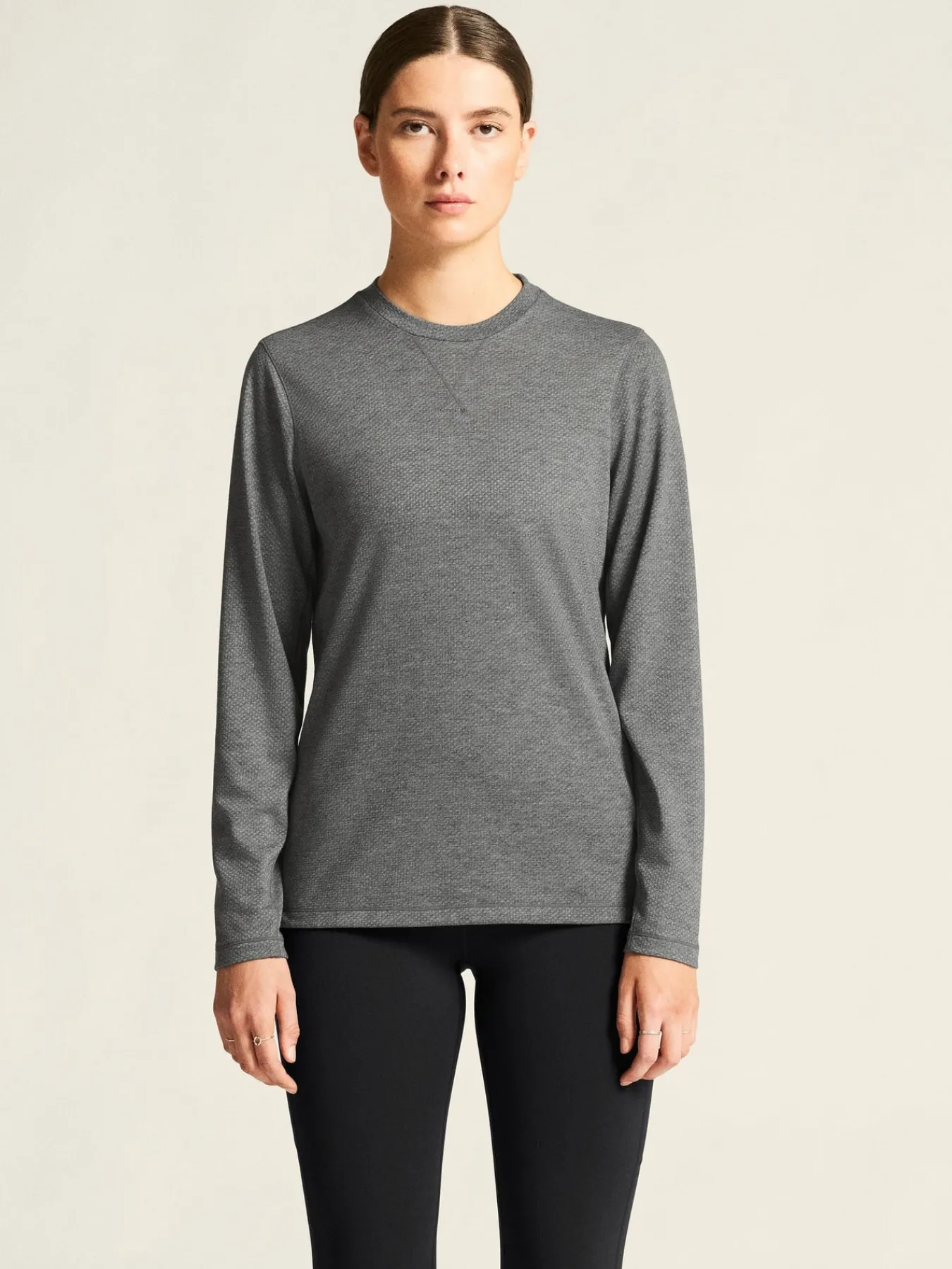 Gensere|Løping>Craft Sportswear Thermal Mesh CN W Dk Grey Melange