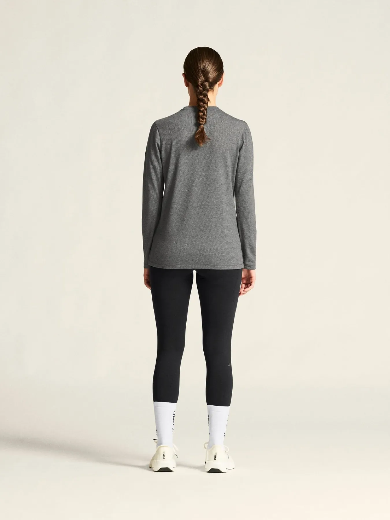 Gensere|Løping>Craft Sportswear Thermal Mesh CN W Dk Grey Melange
