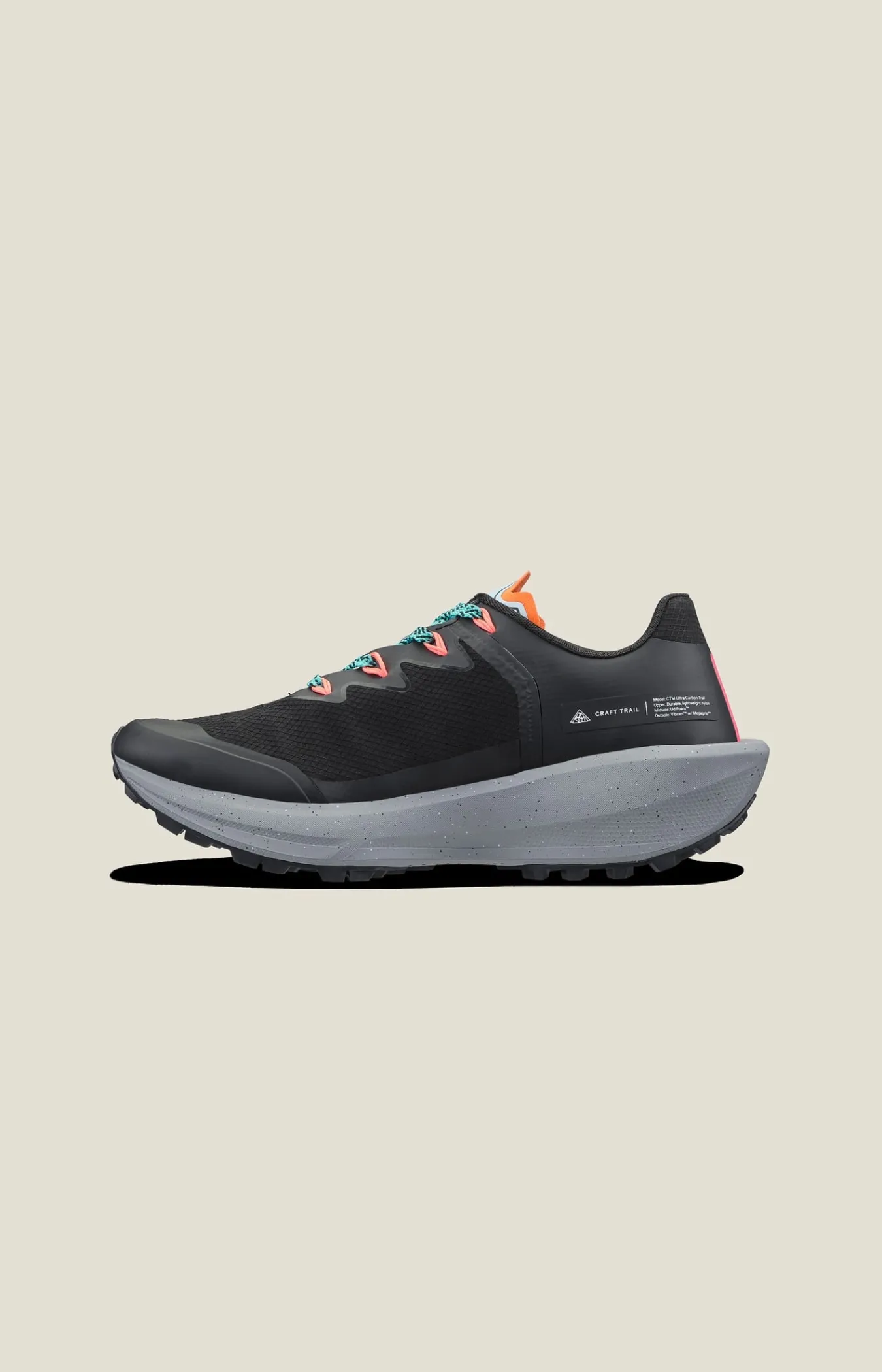 Terrengsko|Løping>Craft Sportswear Ultra Trail 2 W Black-Mind